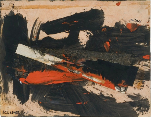 loverofbeauty:
Franz Kline:  Untitled  (1957)
